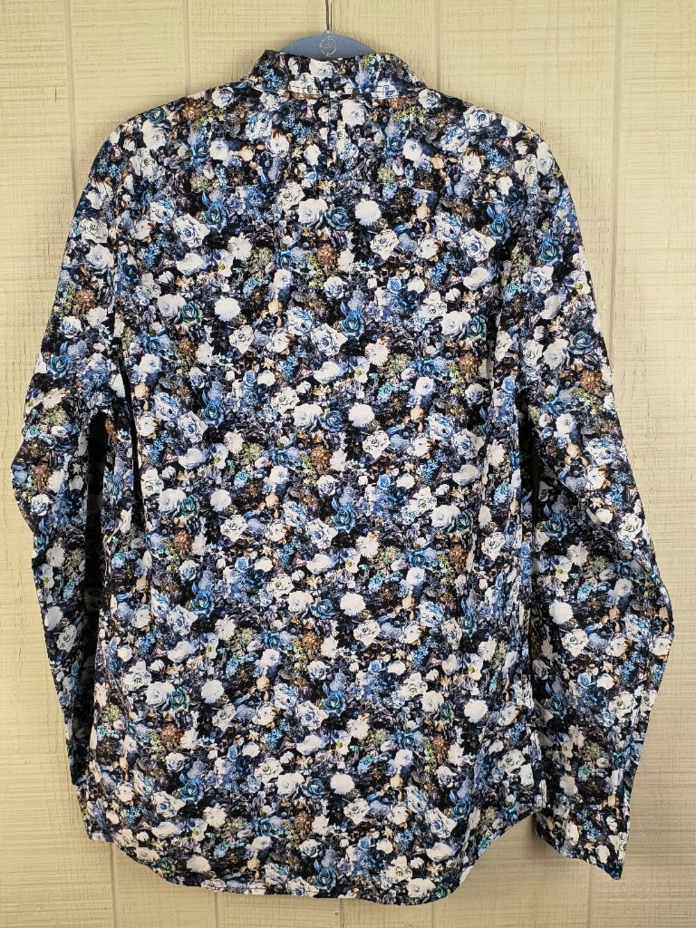 NWT Banana Republic Grant Fit Button Down Shirt Floral Print New Large Tall - Picture 4 of 4